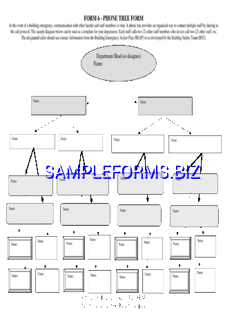 Phone Tree Template 1 pdf free