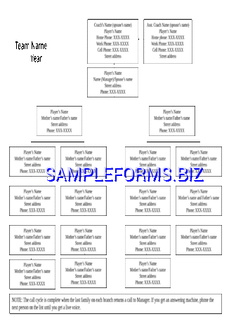 Phone Tree Template 3 doc pdf free